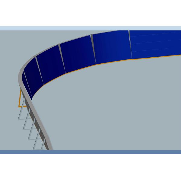 Stadium Led Perimeter Advertising Boards Outdoor Mobile Board Soft Rubber Face Cover