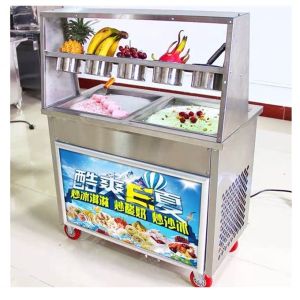 Cheap s Leading 23 Years Ice Cream Rolls Cart with Low Investment and Milk Raw Material for sale