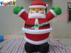 China OEM Santa Inflatable Christmas Decorations 2 Meter For Home on sale