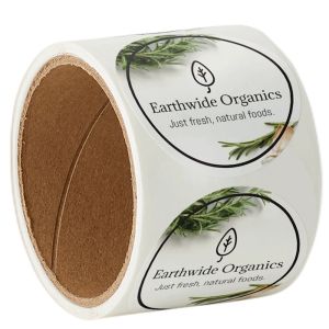 Custom Die Cut Vinyl Stickers Glossy Self Adhesive Label Roll