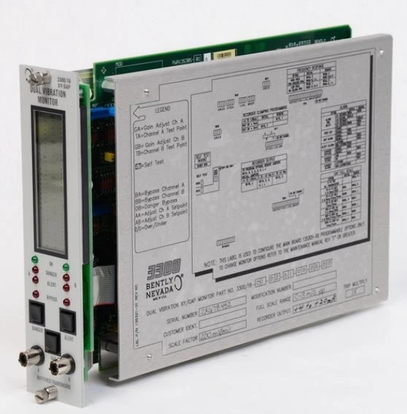China Bently Nevada 3300/16-01-02-01-00-00-00 3300 Series Gap Dual Vibration Monitor with 160mm Length for Precise Dual Vibration Readings and Plug-and-Play Upgrade on sale