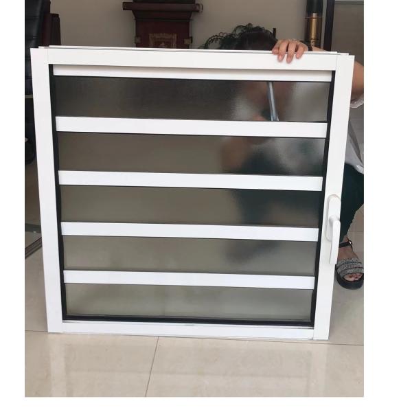 Quality Tempered Glass Blade Aluminium Louver Invisible Window Aluminum Jalousie wholesale