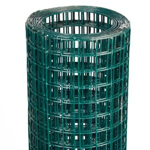 6mm Aperture Welding Mesh Rolls for Custom Pvc Coated Electro Galvanized Iron
