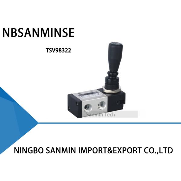 Quality G 1/4 " Lock Type Pneumatic Mechanical Valve Hand Pull Valve Two Position Five Way Two Position Three Way wholesale