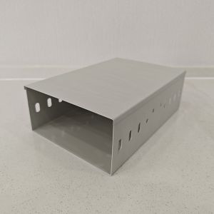 Custom Extruded Galvanized Cable Tray With Solid / Perforated Bottom