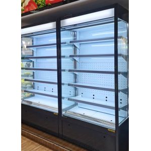 Custom Multi Deck Refrigerated Display Meat Fruit Vegetable Air Cooler