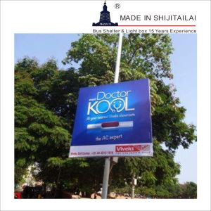 Road Side Sign 0.25m Base Ip65 Lamp Post Light Box