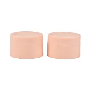 Round ABS AS PP Plastic Cream Cosmetic Packaging Jar 15g