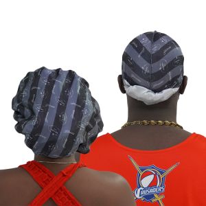 Custom Made Satin Spandex Fashionable Durag And Bonnet