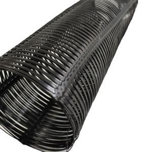30kn 40kn Grid Mesh PP Plastic Uniaxial Geogrid For Road Reinforcement