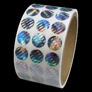 2 * 3cm 2D 3D Moving Grating Security Hologram Stickers