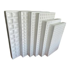 Square Hole Foam Seedling Tray Customized EPS 120 Hole Seedling Tray