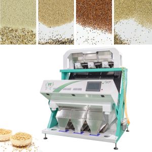 Cheap Fast Speed 3 Chutes Japonica Oat Rice Color Sorter Suitable For Farm for sale