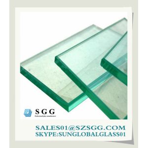 Cheap 6mm thick clear float glass for sale