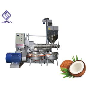 China 1-2 tons/h Cold Spiral Cold Oil Expeller Screw Oil Milling Device on sale