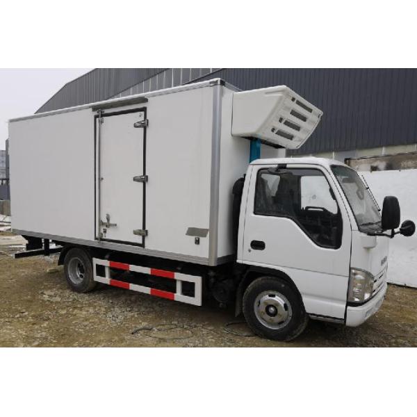 98HP Freezer Box Truck 5t Left Hand Drive Isuzu Engine