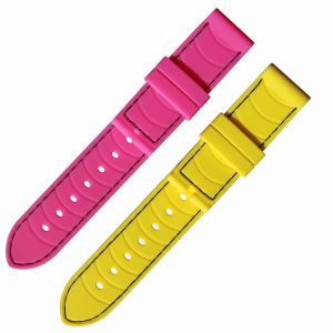 Thread Watch Strap Replacement Silicone Rubber Watch Band With Special Pattern