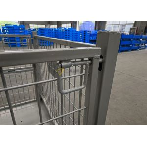 Steel Collapsible Pallet Cage With Padlock Locking System 50kg