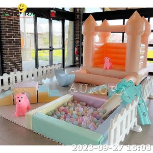 Soft Play Parties Customizable Design Soft Play Equipment With Inflatable