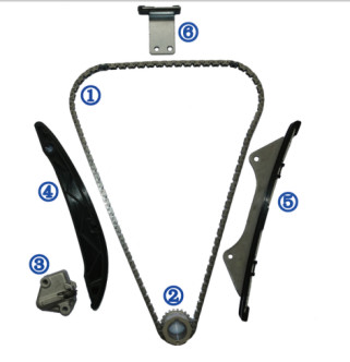 Quality Plastic PA66 / PA46 Timing Chain Kit For BUICK ECOTEC Petrol LFF 1.4T 14-18 wholesale