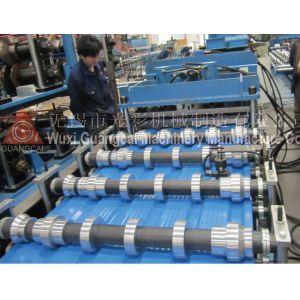 ss Steel Glazed Tile Roll Forming Machine / Cold Roll Forming Machine