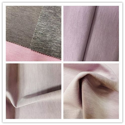 Fashion Basic Quality of Polyester/Rayon/Spandex Fabrics Piece Dyed for Lady′s Garments