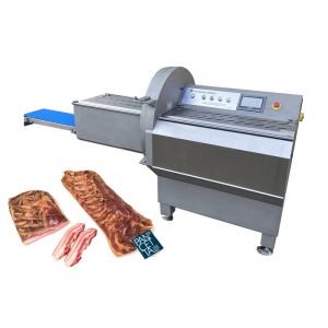 Smoked Bacon Pancetta Meat Slicing Machine 200pcs / Min