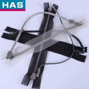 HAS #5 Colorful Metal Zippers With Shiny Teeth For Fashion Accessories