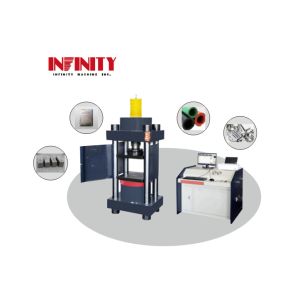 4%-100% FS KN Micro Electro Hydraulic Servo Compression Testing Machine With