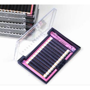 Cheap Multilength Flat Eyelash Extensions Ellipse Eyelash Extensions Natural Black for sale