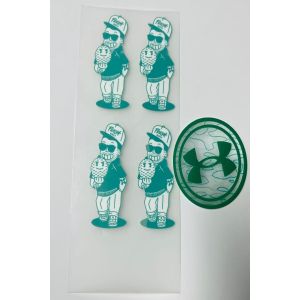 China Express Shipping and Ink Screen Printing Heat Transfer Clothing Labels for Pet Size 38*54mm on sale