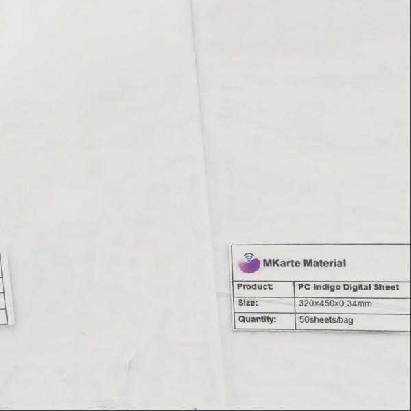 Quality Polycarbonate Digital Print Platic Sheet 0.2mm for Long-Lasting PC Bank Card Performance wholesale