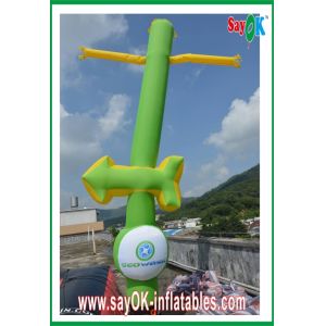 Inflatable Advertising Man Logo Printing Inflatable Sky Dancer Twin Legs For