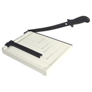 Lightweight 1.55kg A4 Iron Guillotine Paper Cutter for Office School Home