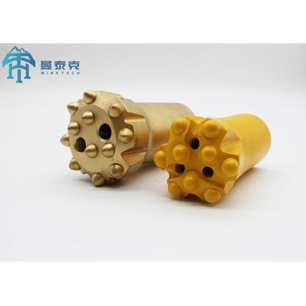 T38 64mm Top Hammer Threaded Button Rock Drilling Bit with 10 Buttons Carbon