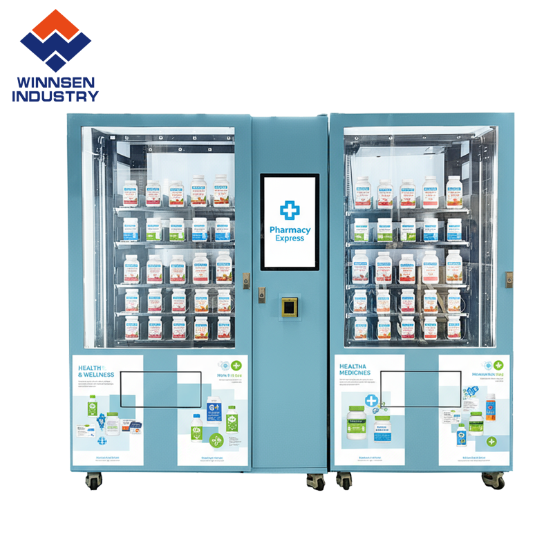 Advanced Pharma Vending Machine With Smart Advertising System And Seamless API