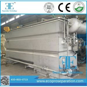 Cheap DAF System Dissolved Air Flotation for Printing and Dyeing Wastewater Treatment with 3600*1700*1850mm Specification and Low Investment for sale