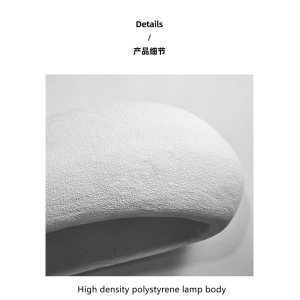 Nordic Wabi Sabi Restaurant LED Pendant Light Lustre Living Room Chandelier(WH-VP-174)