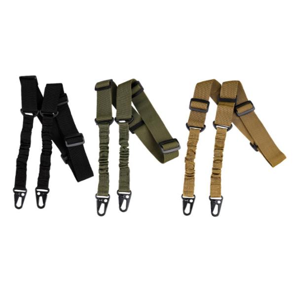 Hot Dual-point Multi-function Tactical Strap Dual-point Mission Rope Army Fan Cs