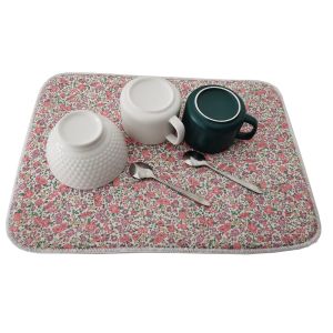 30x40cm Draining Board Drying Mat Under Dish Rack Countertop