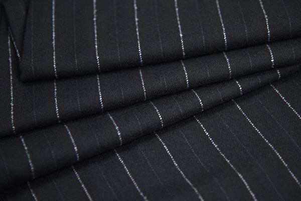 Adults Tailored Suit Trousers Slim Fit Casual Black Stripe Breathable