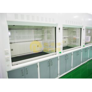 White color university laboratory work benches with monolithic technology