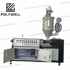 SJ60 Single Screw Extruder For Thermal Break Strip Nylon Extrusion Profile