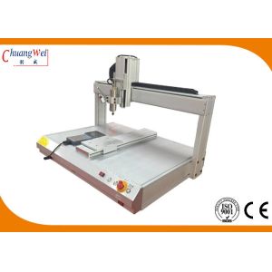 LCD Digital Display Desktop Pcb Router Machine With Robust Frame