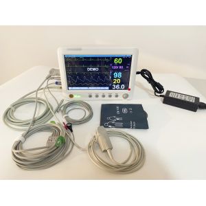 10.1 Inch Color TFT Display 6 Parameter Cardiac Monitor Vital Signs Monitor
