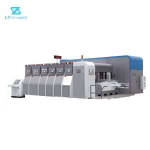Corrugated Flexo Printer Slotter Machine Die Cutting Machine 110mm Roller
