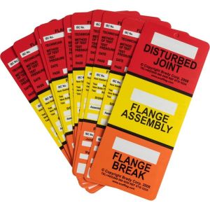 Safety Security Warning Tag PVC Durable Lockout Safety Sign Rectangle Tag