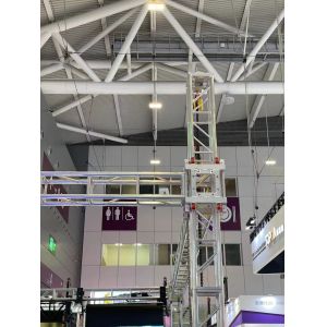 Portable Audio Line Array Lift Tower Square Triangle Aluminum Alloy Truss