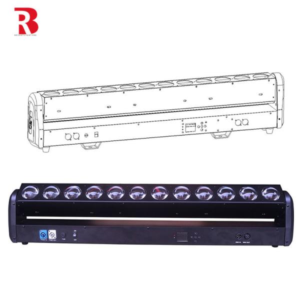 Quality 12pcsx30W Moving Head LED Stage Light Bar Backcolor Marco Effect wholesale