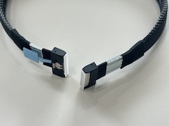 Mini SAS HD to U.2 NVMe SSD Connector Cable – SFF-8643 to SFF-8639 Braided Wire